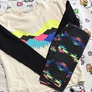 Place Cream Sweatshirt with Heart Accents